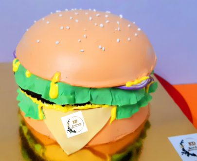 Burger Theme Cake Designs, Images, Price Near Me