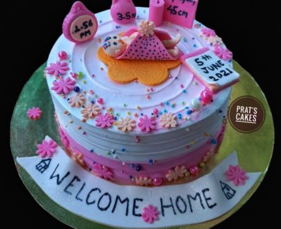 Welcome Baby home theme Cake Designs, Images, Price Near Me
