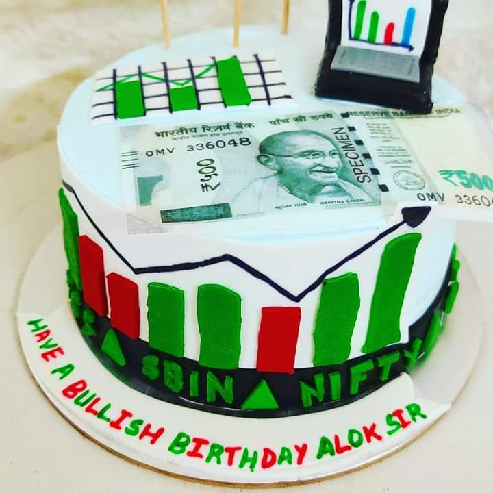 Sensex Cake / Sharemaket Theme Cake Designs, Images, Price Near Me