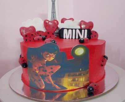 Ladybug Theme Cake Designs, Images, Price Near Me
