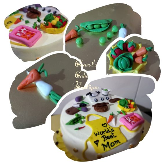 Kitchen Theme fondant/ semi-fondant Cake Designs, Images, Price Near Me