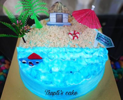 Beach Theme Cake Designs, Images, Price Near Me