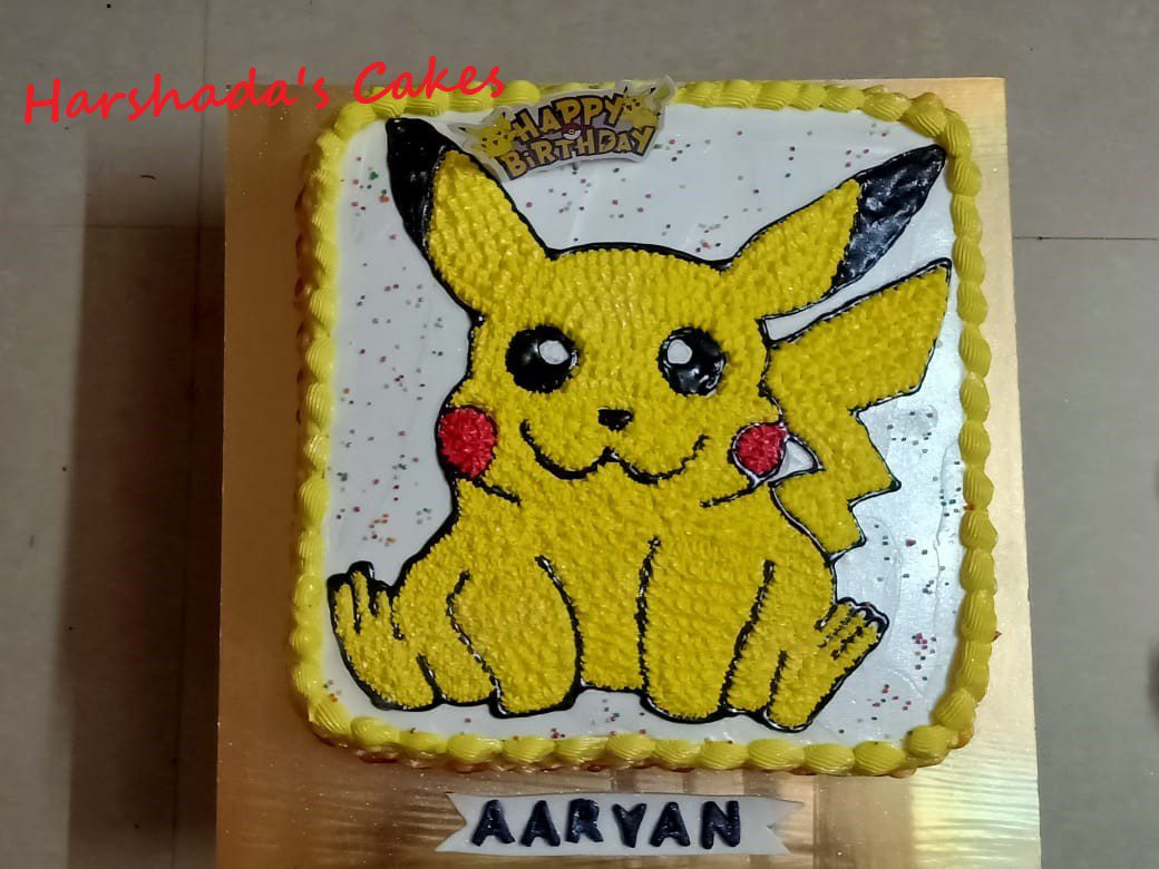 Pikachu Theme Cake Designs, Images, Price Near Me
