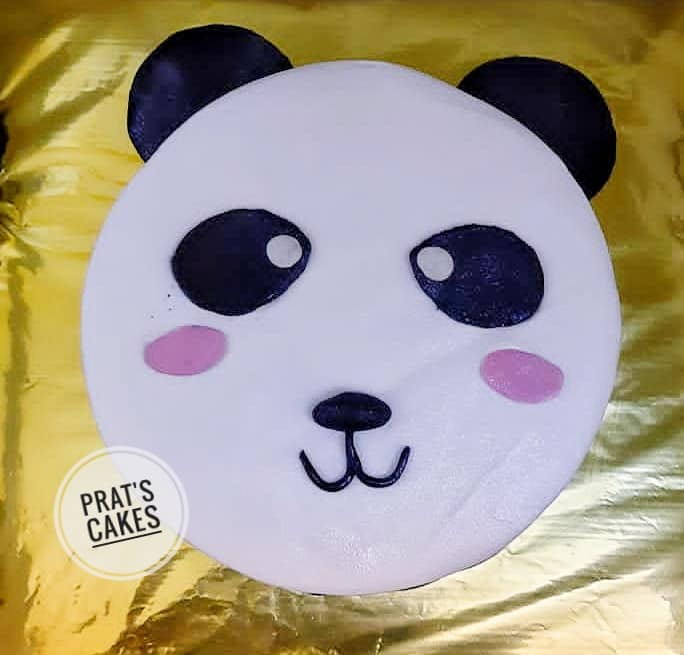 Panda Face Theme Cake Designs, Images, Price Near Me