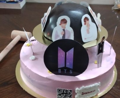 BTS Theme Rotating Cake Designs, Images, Price Near Me