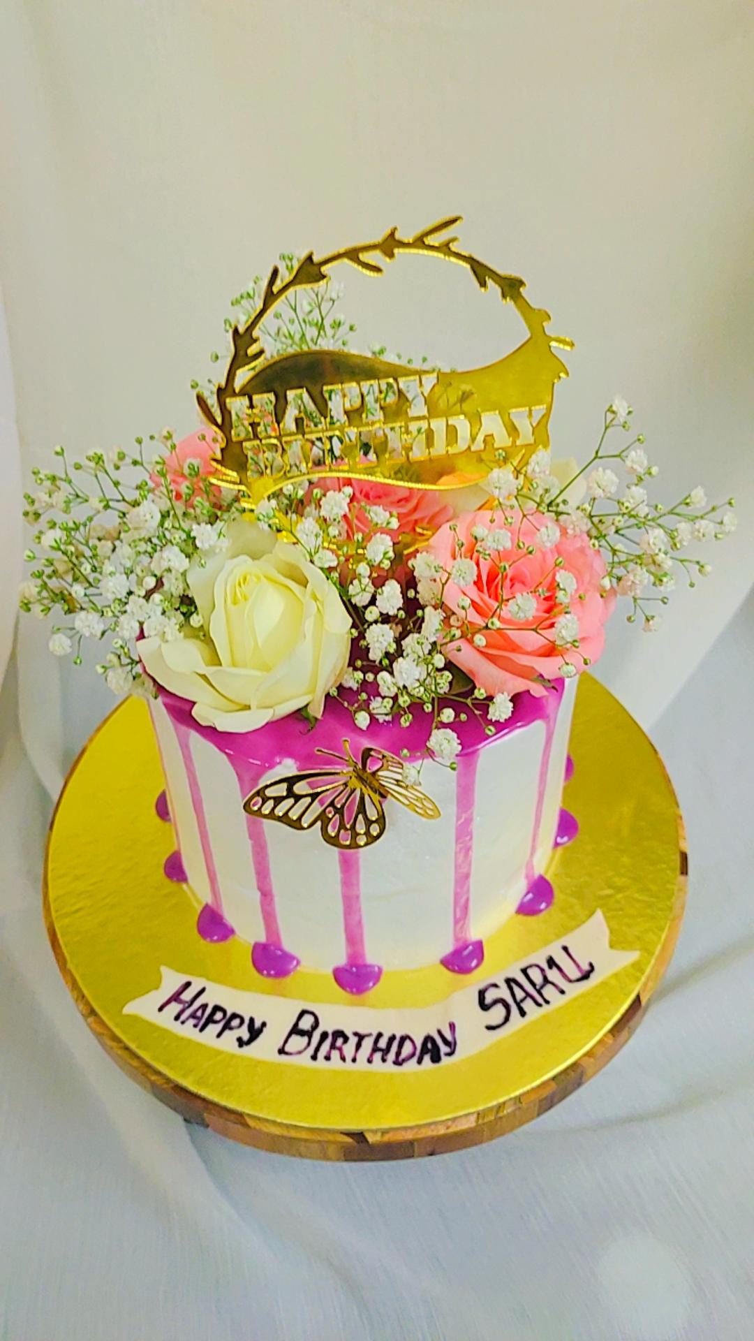 Flower Birthday Cake Designs, Images, Price Near Me