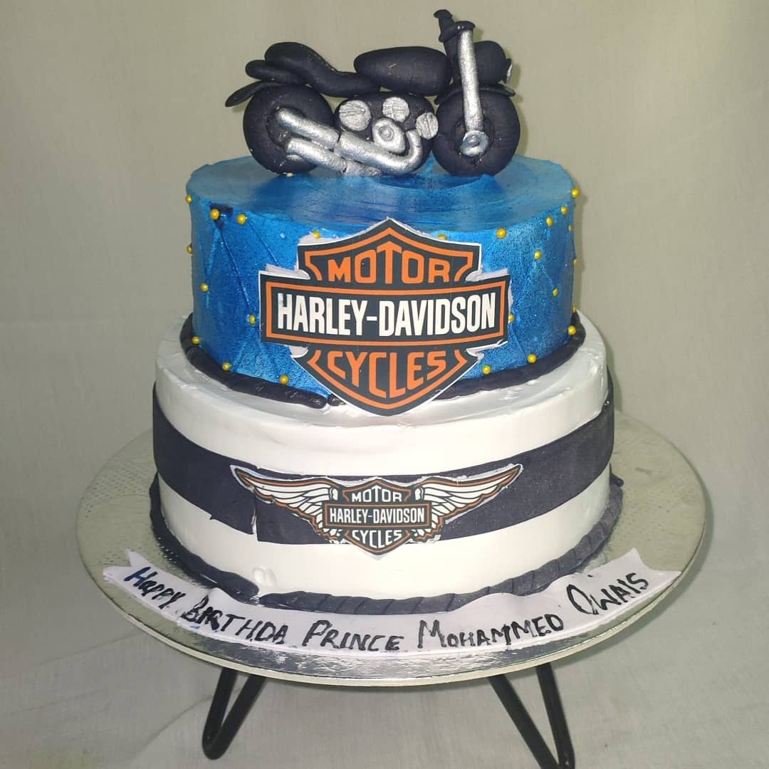 Harley-Davidson Theme Cake Designs, Images, Price Near Me