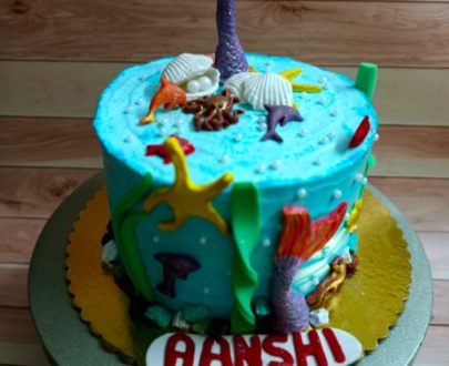 Mermaid Theme Cake Designs, Images, Price Near Me