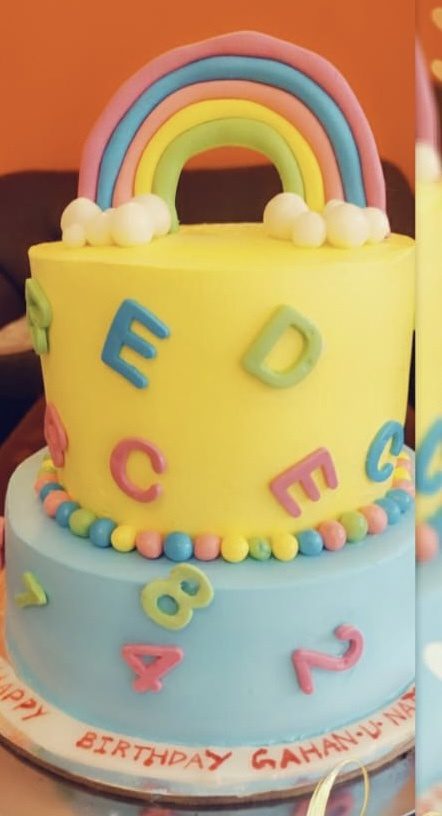 Alphabets and Number Theme Cake Designs, Images, Price Near Me