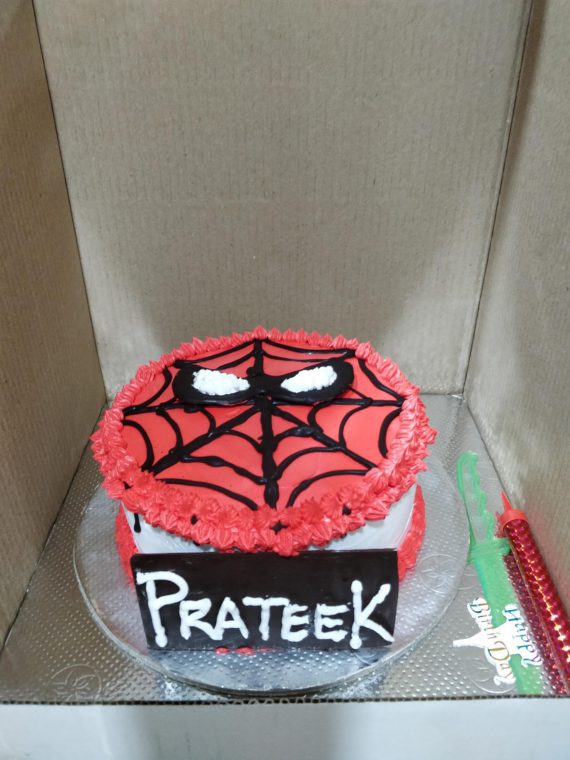 Spider Man Theme Cake Designs, Images, Price Near Me