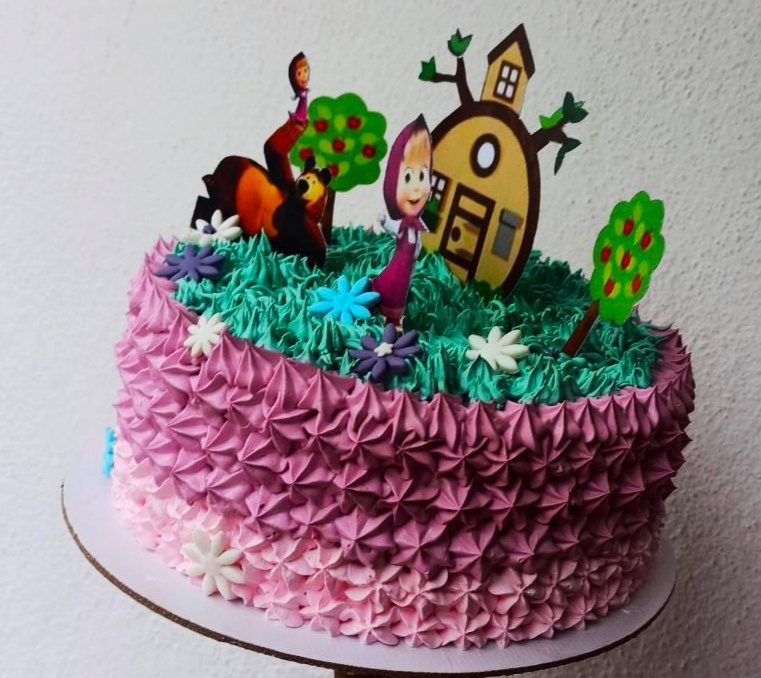 Masha and the Bear Cake Designs, Images, Price Near Me
