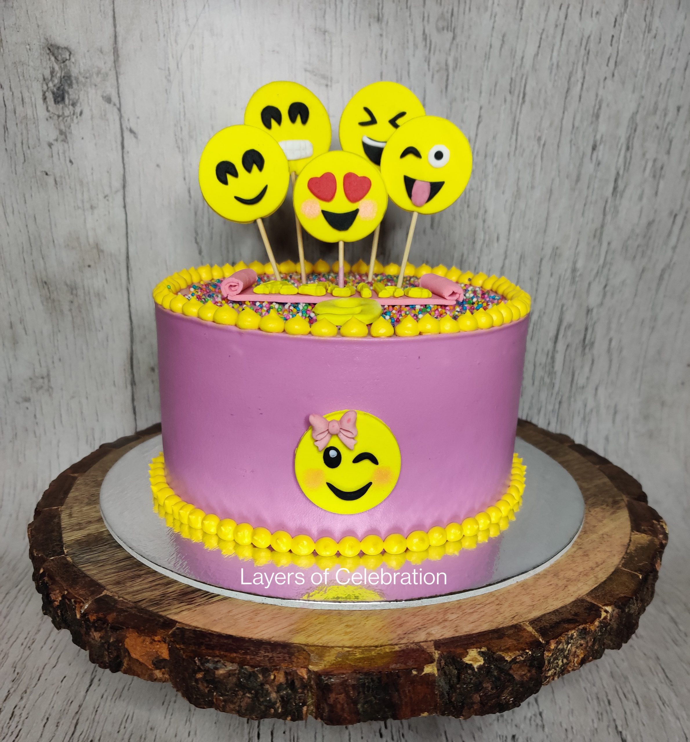 Emoji Theme Cake Designs, Images, Price Near Me