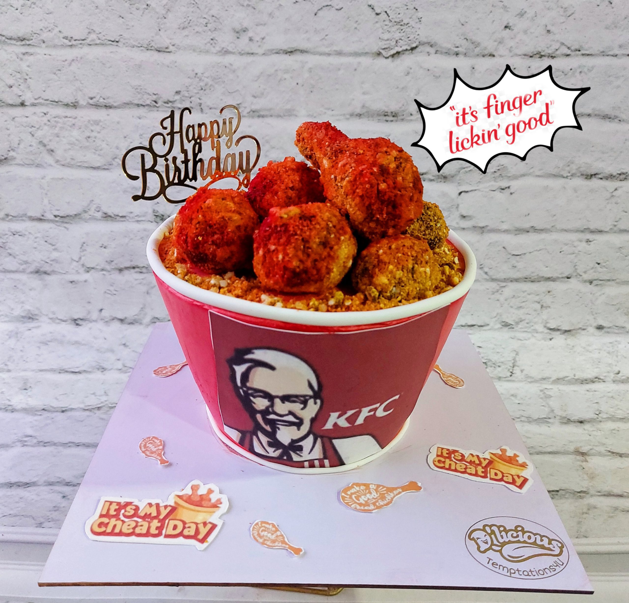 KFC Bucket Theme Cake Designs, Images, Price Near Me