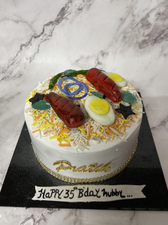 Biryani Theme Cake Designs, Images, Price Near Me