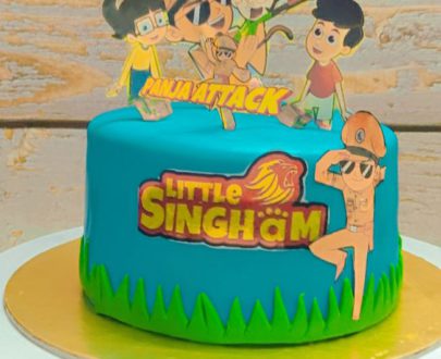 Little Singham Theme Cake Designs, Images, Price Near Me