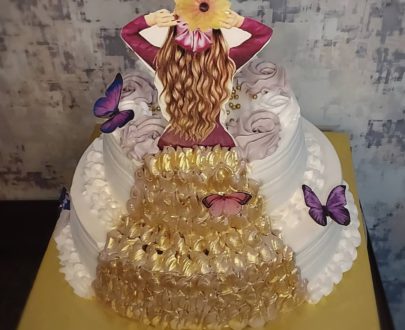 Lady Theme Cake Designs, Images, Price Near Me