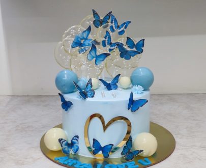 Butterflies Theme Cake Designs, Images, Price Near Me