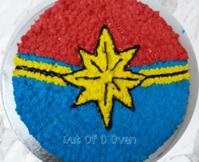 Captain Marvel Theme Cake Designs, Images, Price Near Me