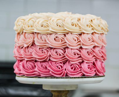 Ombre Roses Cake Designs, Images, Price Near Me