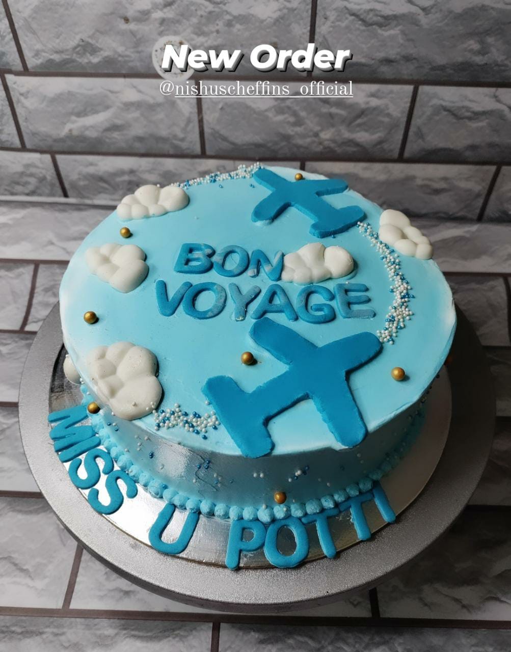 bon voyage cake near me