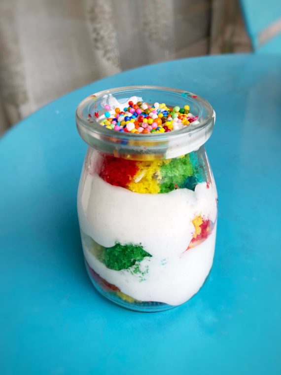 Rainbow dessert in a jar Designs, Images, Price Near Me