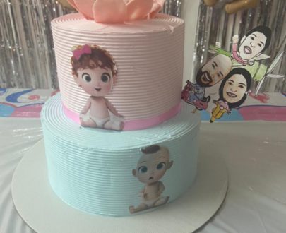 Fondant Baby Shower Cake Designs, Images, Price Near Me
