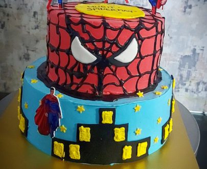 Superman And Spiderman Theme Cake Designs, Images, Price Near Me