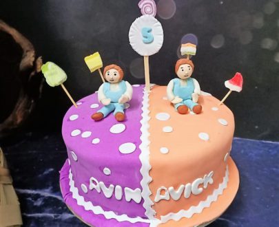 Twins Birthday Cake Designs, Images, Price Near Me