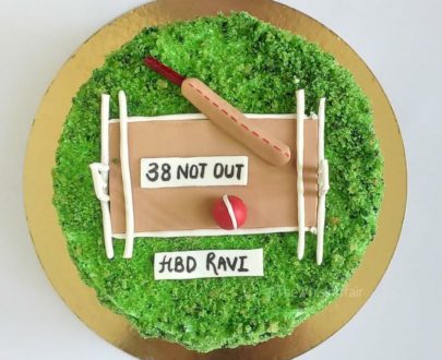 Cricket Theme Cake Designs, Images, Price Near Me