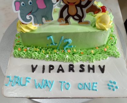 Six Months Birthday Cake Designs, Images, Price Near Me