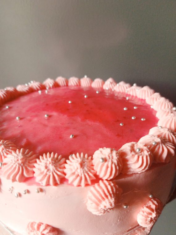 Strawberry Glazed Cake Designs, Images, Price Near Me