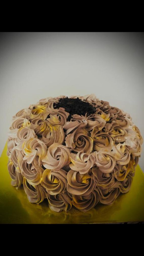 Choco Wallnut Rose Cake Designs, Images, Price Near Me