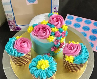 Mini Cake with Cupcakes Designs, Images, Price Near Me