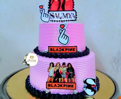 Black and Pink Theme Cake Designs, Images, Price Near Me