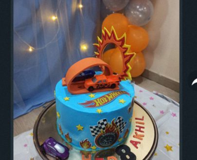 Hot Wheels Theme Cake Designs, Images, Price Near Me