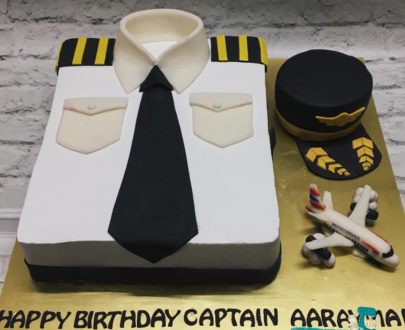 Pilot Uniform Theme Cake Designs, Images, Price Near Me