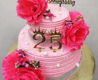 2 Tier Anniversary Cake Designs, Images, Price Near Me