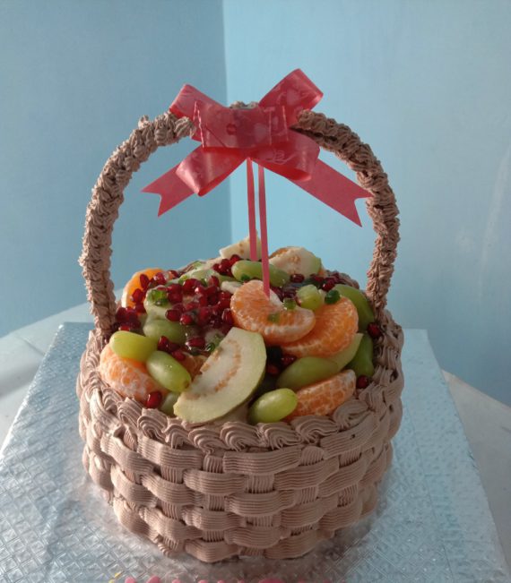 Fruit Basket Cake Designs, Images, Price Near Me