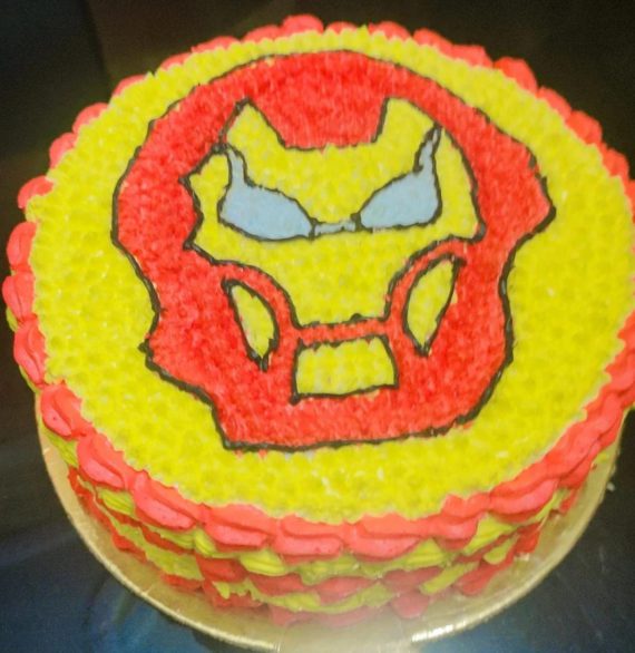 Iron Man Theme Cake Designs, Images, Price Near Me