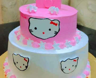 Hello Kitty Theme Cake Designs, Images, Price Near Me