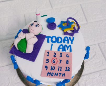 Six Month Birthday Cake Designs, Images, Price Near Me