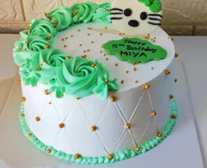 Kitty Theme Birthday Cake Designs, Images, Price Near Me