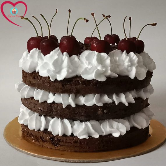Black Forest Cake with Fresh Cherries Designs, Images, Price Near Me