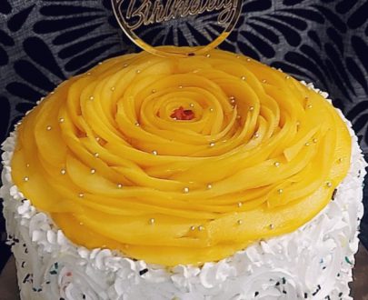 Mango Flower Cake Designs, Images, Price Near Me