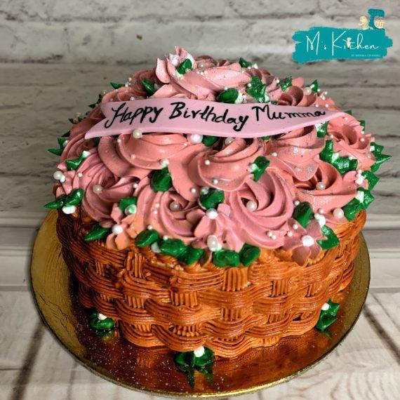 Floral Basket Cake Designs, Images, Price Near Me