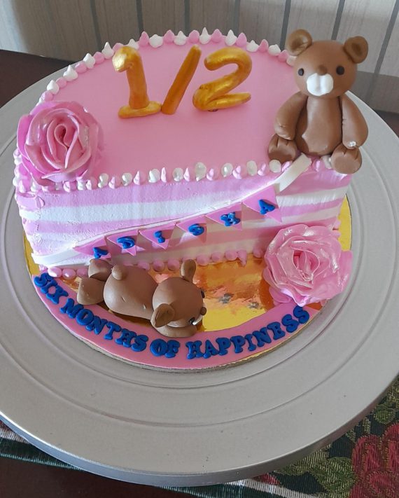 Half year birthday Theme Cake Designs, Images, Price Near Me