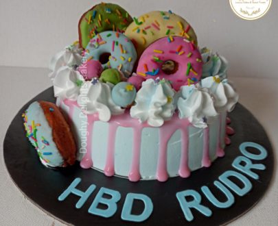 Doughnut Theme Cake Designs, Images, Price Near Me