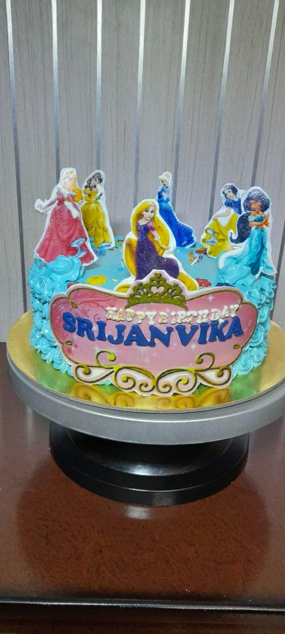 Disney Princes Cake Designs, Images, Price Near Me