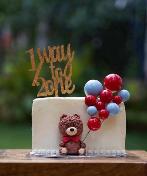 Teddy with Balloons Cake Designs, Images, Price Near Me