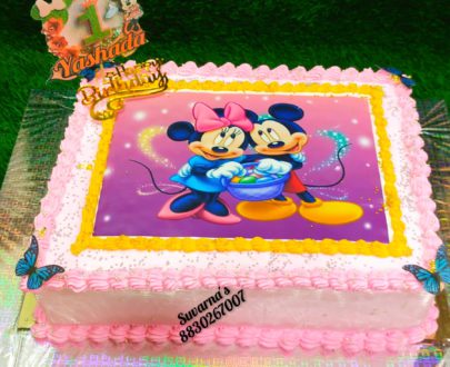 Mickey & Minnie Photo Cake Designs, Images, Price Near Me